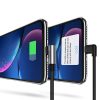 Leņķa kabeļa kabelis iPhone USB - zibens mfi 2,4a 1m melns