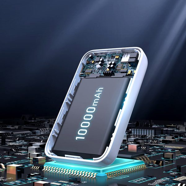 Mini Power Bank 1000mah Magnetic ar QC Pd USB USB-C PD lādētāju