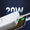 Mini Power Bank 1000mah Magnetic ar QC Pd USB USB-C PD lādētāju