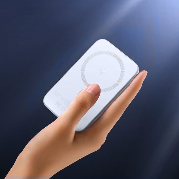 Mini Power Bank 1000mah Magnetic ar QC Pd USB USB-C PD lādētāju