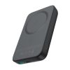 Mini Power Bank 1000mah Magnētiskais ar QC PD USB-C-C QC lādētājs melns