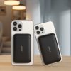 Mini Power Bank 1000mah Magnētiskais ar QC PD USB-C-C QC lādētājs melns