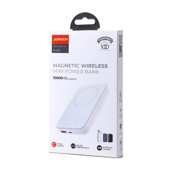 Mini Power Bank 1000mah Magnētiskais ar QC PD USB-C-C QC lādētājs melns