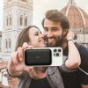 Mini Power Bank 1000mah Magnētiskais ar QC PD USB-C-C QC lādētājs melns