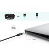 Kabeļa virziens Dirtrakcijai Dircy USB-C-USB-B 480MB/s 2m melns
