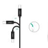 Kabeļa virziens Dirtrakcijai Dircy USB-C-USB-B 480MB/s 2m melns