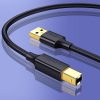 Garais kabeļa kabelis USB-A printera-USB-B 480MB/s 5m melnam