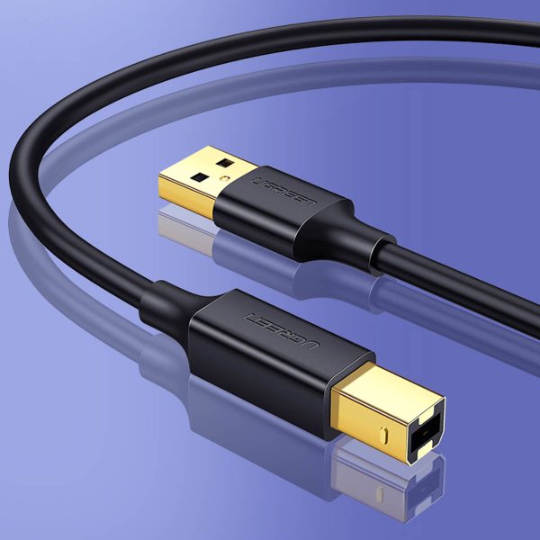 Garais kabeļa kabelis USB-A printera-USB-B 480MB/s 5m melnam
