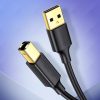 Garais kabeļa kabelis USB-A printera-USB-B 480MB/s 5m melnam