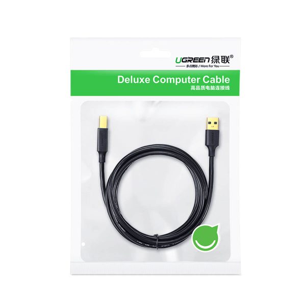 Garais kabeļa kabelis USB-A printera-USB-B 480MB/s 5m melnam