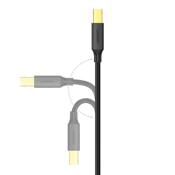 Garais kabeļa kabelis USB-A printera-USB-B 480MB/s 5m melnam