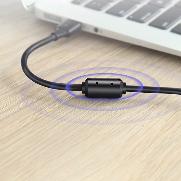Garais kabeļa kabelis USB-A printera-USB-B 480MB/s 5m melnam