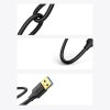 Kabelis USB-A 3,0 5GB/s 0,5M melns