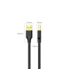 Kabelis USB-A 3,0 5GB/s 0,5M melns