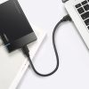 Kabelis Kabelis USB-A 3.0 Disk-Micro USB-B superspeed 5GB/s 1m melns