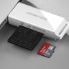 TF SD atmiņas karšu lasītājs zem USB 3.0 balts
