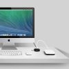 4in1 centrmezgla izplatītāja adapteris USB no 2.0 līdz 4x USB-A 480MB/s 1m balts
