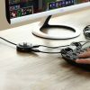 4in1 centrmezgla izplatītāja adapteris USB no 2.0 līdz 4x USB-A 480MB/s 1m balts