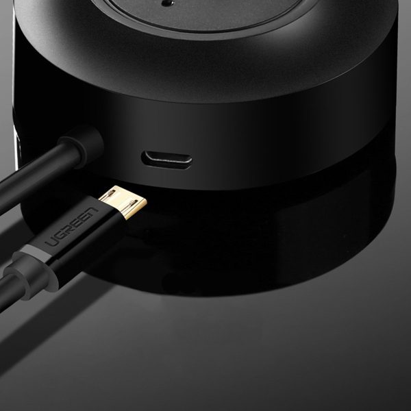 4in1 centrmezgla izplatītāja adapteris USB no 2.0 līdz 4x USB-A 480MB/s 1m balts