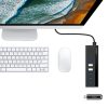 7in1 centrmezgla izplatītājs USB-A adapteris līdz 7x USB-A 5GB/s melns