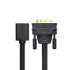 Adaptera adapteris no HDMI (sievietes) līdz DVI (vīrietis) 0,15 m melns
