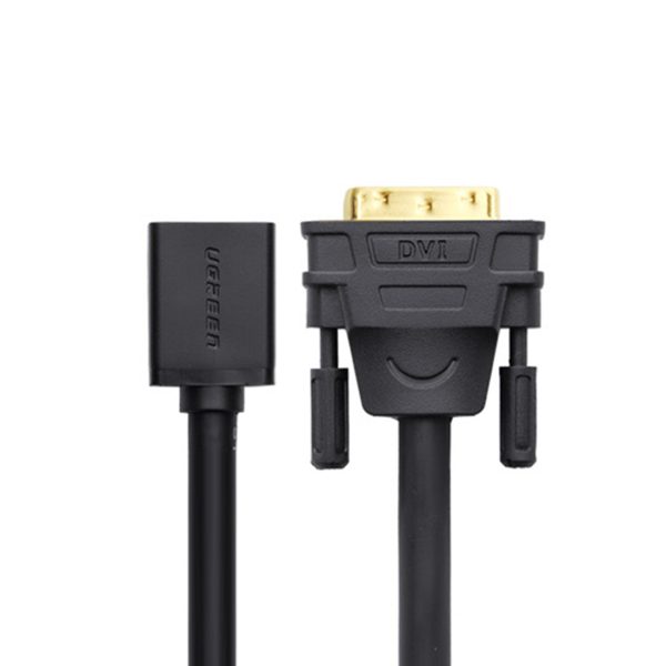 Adaptera adapteris no HDMI (sievietes) līdz DVI (vīrietis) 0,15 m melns