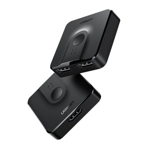 Slēdzis slēdzis HDMI izplatītājs - 2x HDMI 4K 60Hz melns