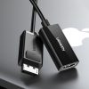 Adaptera adapteris ar DisplayPort (vīrietis) - HDMI (sieviete) 4k 2k melns