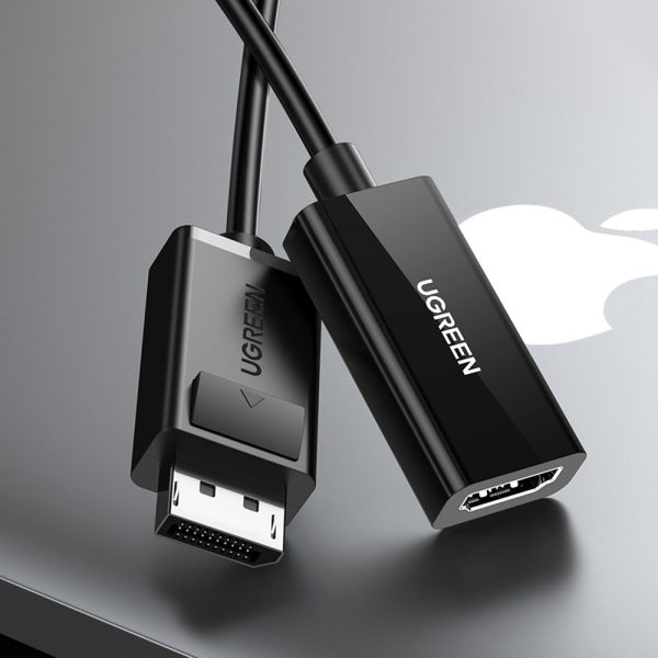 Adaptera adapteris ar DisplayPort (vīrietis) - HDMI (sieviete) 4k 2k melns