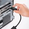 Adaptera adapteris ar DisplayPort (vīrietis) - HDMI (sieviete) 4k 2k melns