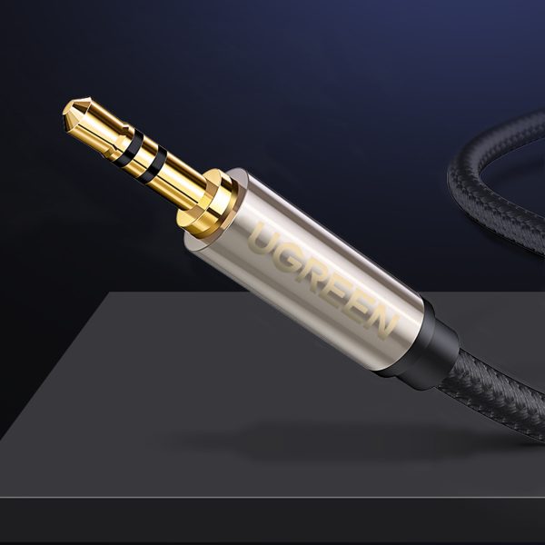 Kabeļa kabeļa audio adapteris TRS mini ligzda 3,5 mm - ligzda 6,35 mm 2m pelēks