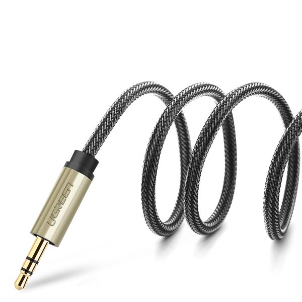 Kabeļa kabeļa audio kolektora mini ligzda 3,5 mm - 2x ligzda 6,35 mm 1m pelēks