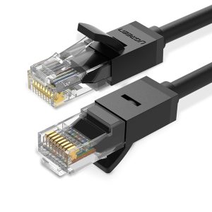 PatchCord Online Cable LAN U/UTP CAT. 6 1000MB/s 15m melns