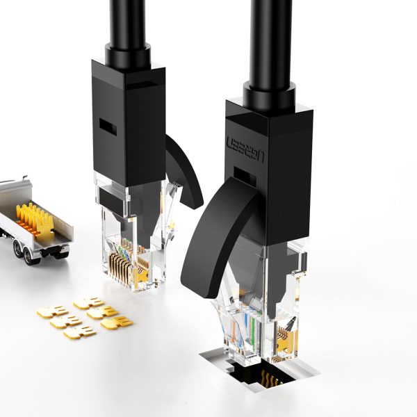 PatchCord Online Cable LAN U/UTP CAT. 6 1000MB/s 15m melns