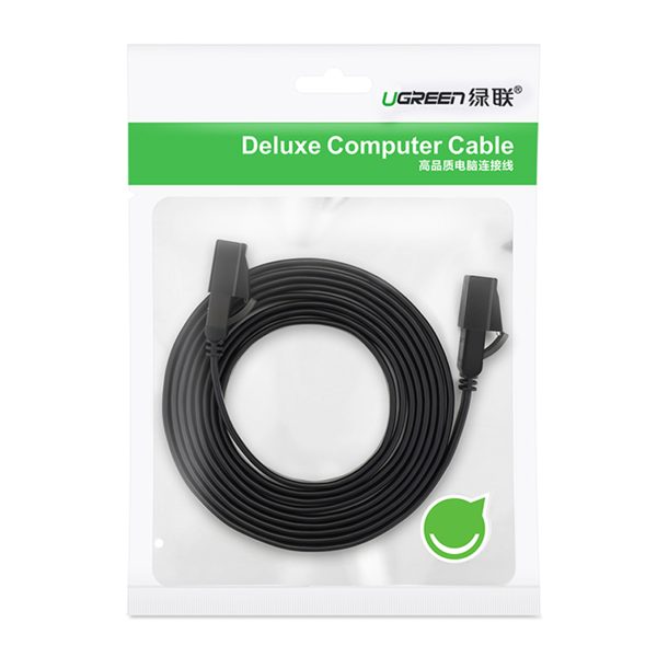 PatchCord U/FTP CAT tiešsaistes tīkla kabelis. 7 10 GB/s 0,5 m melns