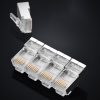 Spraudņa gals RJ45 Twist 8p8c UTP CAT. 6 sudrabs - iestatiet 10 gab.