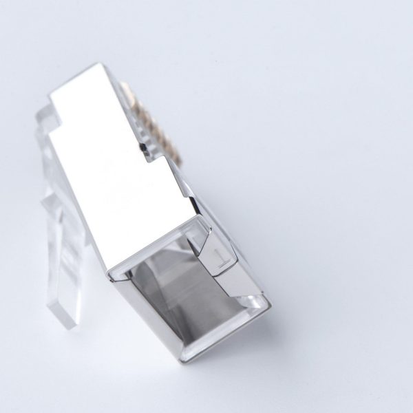 Spraudņa gals RJ45 Twist 8p8c UTP CAT. 6 sudrabs - iestatiet 10 gab.