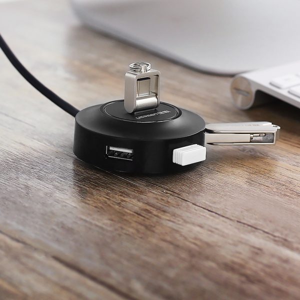 4in1 centrmezgla izplatītājs USB 2.0 adapteris 4x USB-A 480MB/S 1M Black