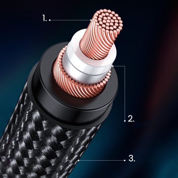 Kabeļu audio kabelis 3,5 mm mini ligzda (vīrietis) - XLR (mātīte) 1m melns