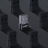 Adaptera adaptera ligzda no USB-C spraudņa uz USB melna