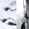 Adaptera adaptera ligzda no USB-C spraudņa uz USB melna