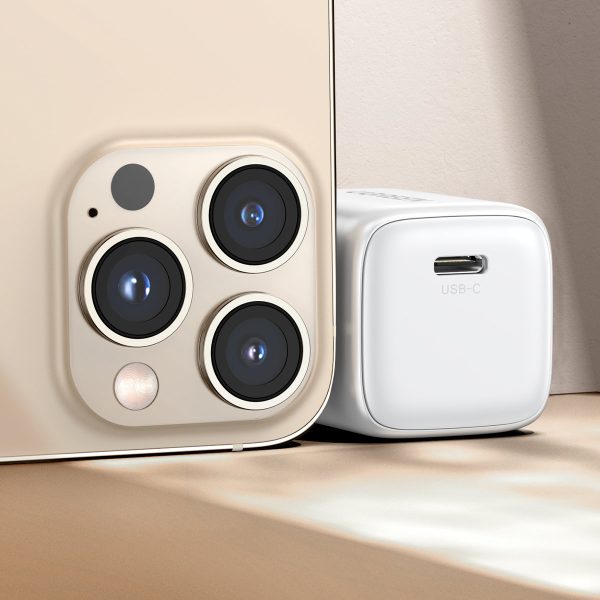 Ātrs GAN 1X USB-C 20W PD Nexode Minia Biała Charger