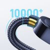Kabelis USB-C kabelis ātrai uzlādēšanai un datu pārsūtīšanai 100W 1,2 m zilā krāsā