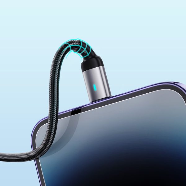 Kabelis Kabelis iPhone USB -C - zibens A10 sērija 20W 1,2m melns