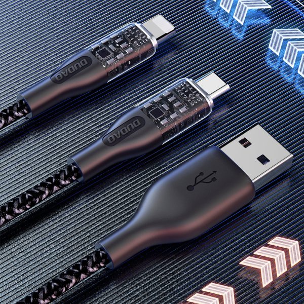 1021083-2-przewod-kabel-do-szybkiego-ladowania-usb-dudao-hurtownia-sklep Kapa kabelis ātrai lādēšanai USB - zibens 30 w 1m pelēks