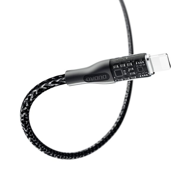 1021083-4-przewod-kabel-do-szybkiego-ladowania-usb-dudao-hurtownia-sklep Kapa kabelis ātrai lādēšanai USB - zibens 30 w 1m pelēks