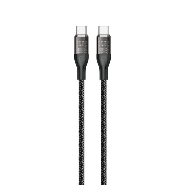 Kabelis Kabelis ātrai lādēšanai USB-C 120W 1M pelēkā krāsā