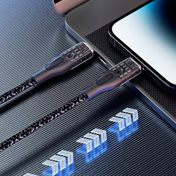 Kabelis Kabelis ātrai lādēšanai USB-C 120W 1M pelēkā krāsā