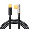 Leņķis USB-C leņķiskais kabelis ātrai uzlādēšanai un datu pārsūtīšanai 100W 1