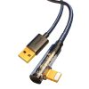 Leņķa kabeļa iPhone zibens - USB lādēšanai un datu pārsūtīšanai 2